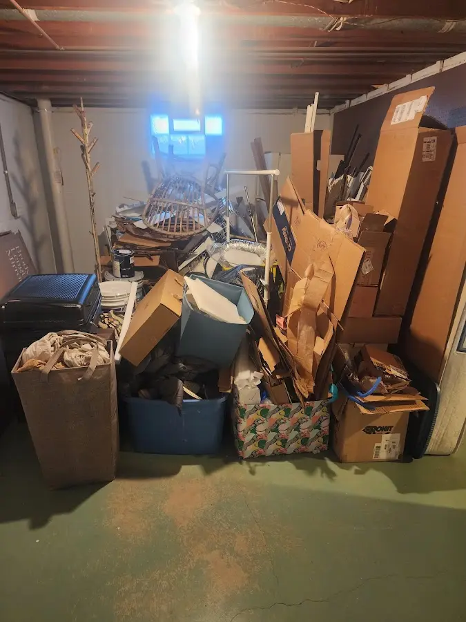 Roll-off dumpster container at job site for Construction Dumpster Rental in Dalton